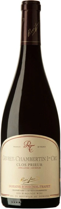 Вино Domaine Rossignol-Trapet, Gevrey-Chambertin 1er Cru Clos Prieur AOC, 2018