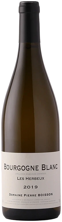 Вино Pierre Boisson, Bourgogne Blanc Les Herbeux AOC, 2019