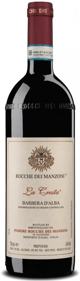Вино Rocche dei Manzoni, Barbera d'Alba La Cresta DOC, 2019