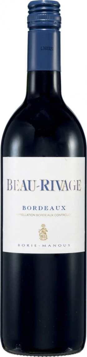 Вино Borie-Manoux, Beau-Rivage Rouge, Bordeaux AOC, 2012