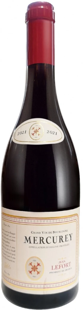 Вино Jean Lefort, Mercurey AOP Rouge, 2021