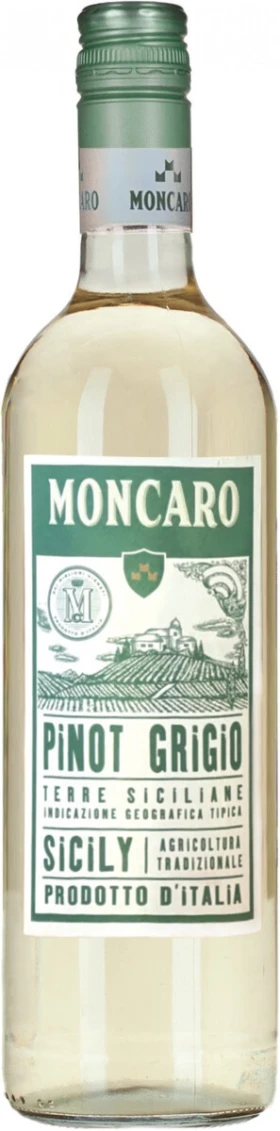 Вино "Moncaro" Pinot Grigio, Terre Siciliane IGT, 2021