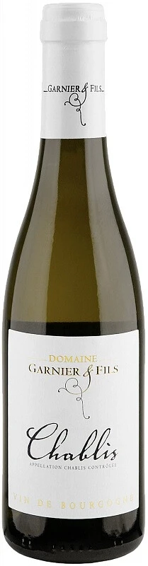 Вино Domaine Garnier &amp; Fils, Chablis AOC, 2017, 375 мл