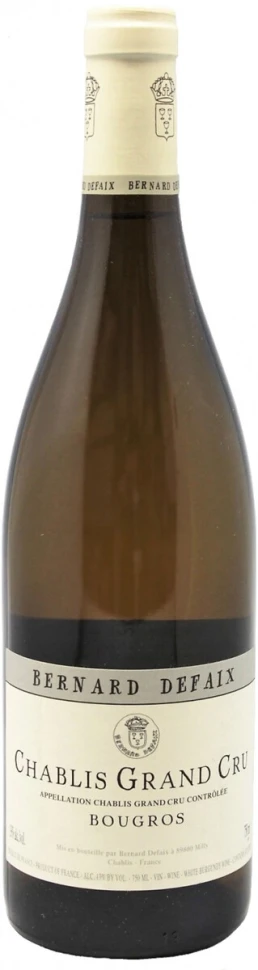 Вино Domaine Jean Defaix, Chablis Grand Cru Bougros, 2017