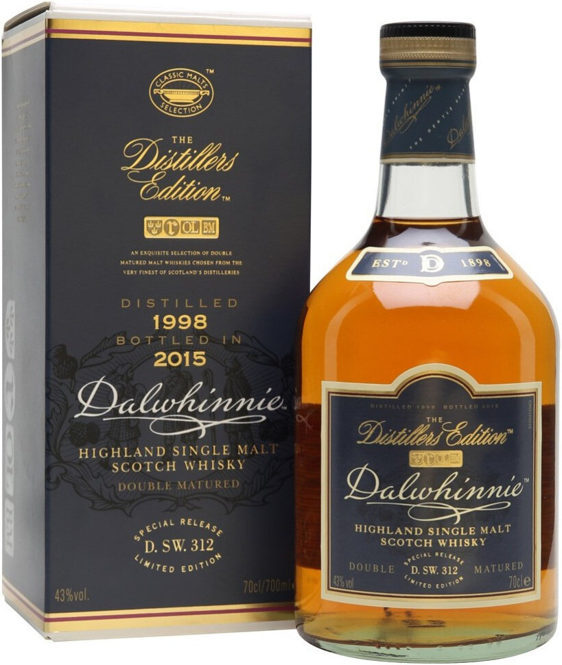 Виски Dalwhinnie Distillers Edition 1998 gift box 700 мл