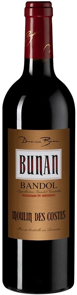 Вино Moulin des Costes, Bandol AOC, 2018