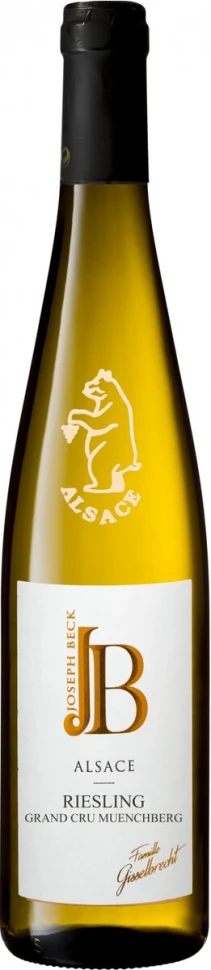 Вино Joseph Beck Riesling Grand Cru Muenchberg, Alsace AOC, 2018