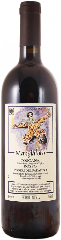 Вино Poderi del Paradiso, Mangiafoco Toscana IGT, 2015