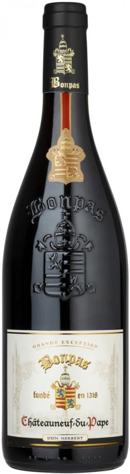 Вино Bonpas, Don Herbert Chateauneuf-du-Pape AOC, 2015