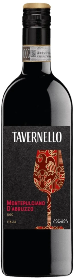 Вино "Tavernello" Montepulciano d'Abruzzo DOC, 2023
