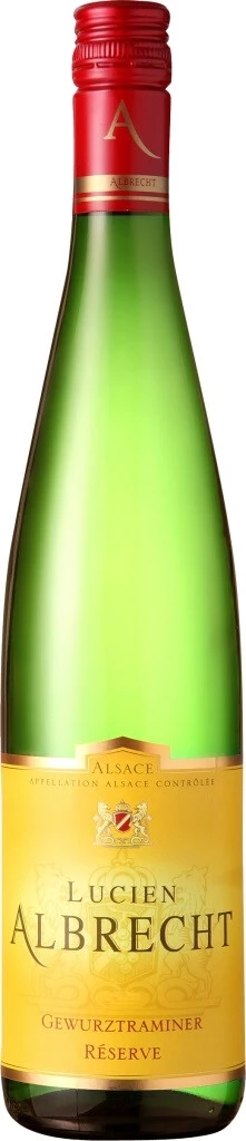 Вино Lucien Albrecht, Gewurztraminer Reserve, Alsace AOC, 2015