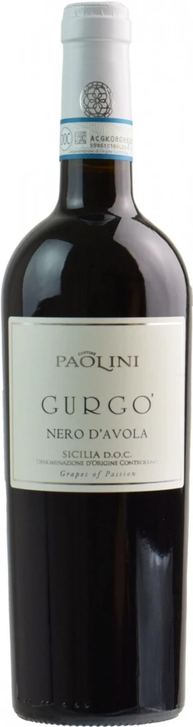 Вино Cantine Paolini, Gurgo Nero d'Avola, Sicilia DOC, 2021
