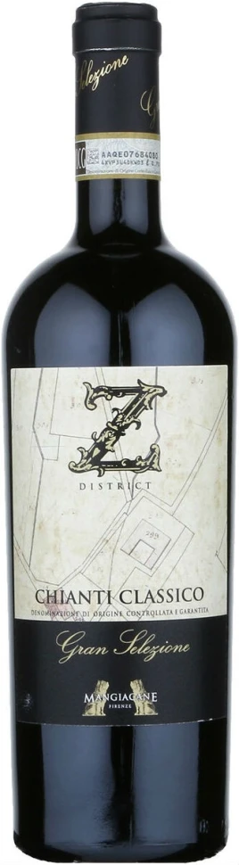 Вино Villa Mangiacane, Z District, Chianti Classico DOCG Gran Selezione, 2012