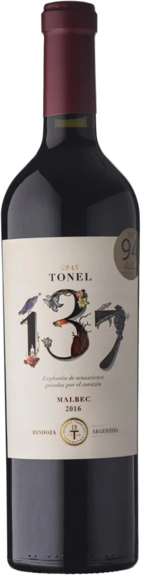 Вино Bodega Los Toneles, Gran Tonel 137 Malbec, 2016
