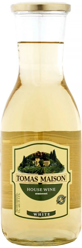 Вино "Tomas Maison" House Wine White Semi-Sweet, 1 л