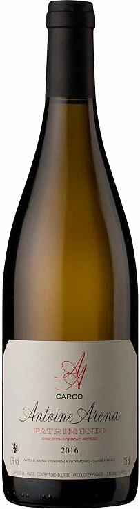 Вино Antoine Arena, Carco Vermentino, Patrimonio AOP, 2016