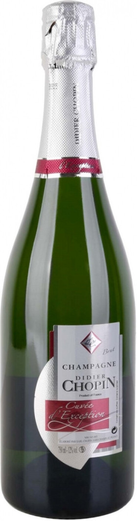 Шампанское Didier Chopin Cuvee d Exception Brut Champagne AOC gift box
