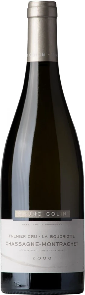 Вино Domaine Bruno Colin, Chassagne-Montrachet 1-er Cru La Boudriotte AOC, 2008