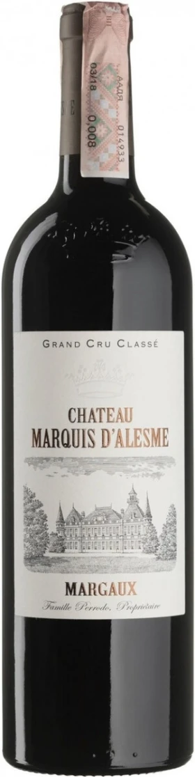 Вино Chateau Marquis d'Alesme, Margaux AOC, 2016