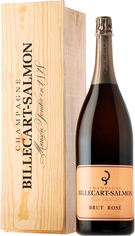 Шампанское Billecart Salmon Brut Rose wooden box 3 л