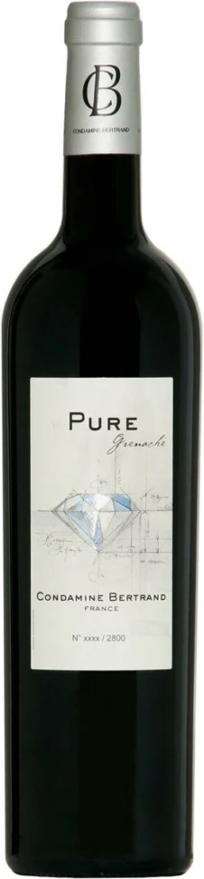 Вино Chateau Condamine Bertrand, Pure Grenache, Languedoc Pays d'Oc IGP, 2015