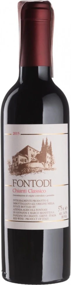 Вино Fontodi, Chianti Classico DOCG, 2015, 375 мл