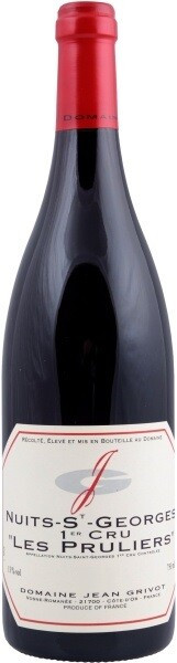Вино Domaine Jean Grivot Nuits St Georges 1er Cru AOC Les Pruliers 2018