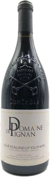 Вино Domaine de Pignan, Chateauneuf-du-Pape AOC, 2014, 1.5 л
