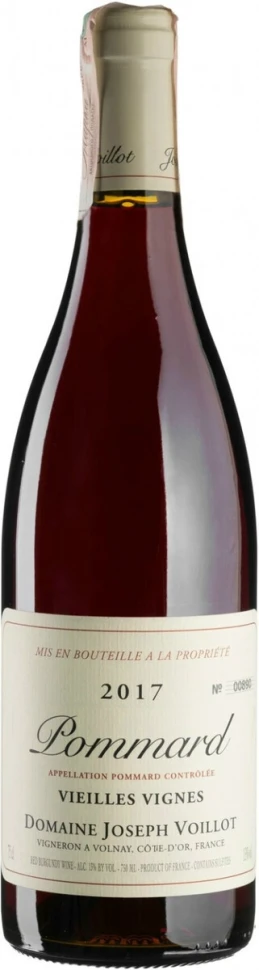 Вино Domaine Joseph Voillot, Pommard Vieilles Vignes AOC, 2017