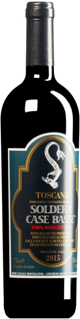 Вино Case Basse, Soldera Sangiovese, Toscana IGT, 2015