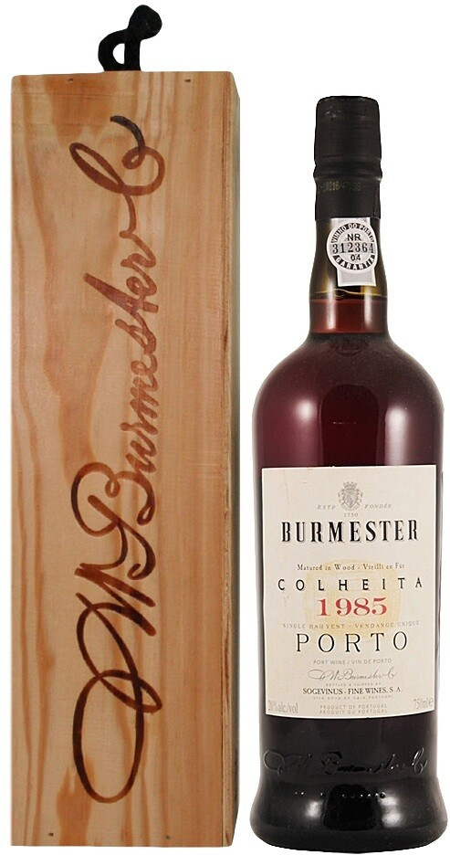 Портвейн Burmester Colheita Porto 1985 wooden box