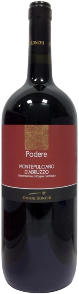 Вино Umani Ronchi, Podere Montepulciano d'Abruzzo, 2013, 1.5 л