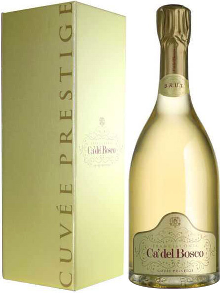 Игристое вино Franciacorta Brut DOCG Cuvee Prestige gift box 15 л