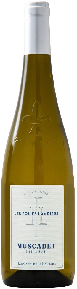 Вино Les Caves de la Nantaise, Les Folies Landiers Muscadet Sevre et Maine AOC, 2019