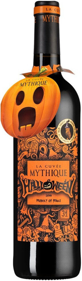 Вино Val d Orbieu Uccoar La Cuvee Mythique Rouge Pays d Oc IGP 2019 limited edition Halloween