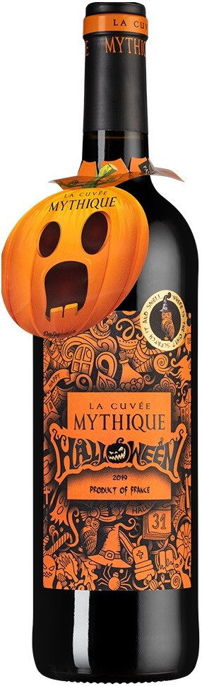 Вино Val d Orbieu Uccoar La Cuvee Mythique Rouge Pays d Oc IGP 2019 limited edition Halloween