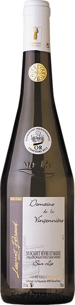 Вино Domaine de la Vinconniere, Muscadet Sevre et Maine Sur Lie АОC, 2018