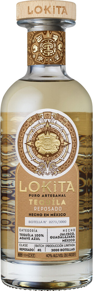 Текила Lokita Reposado Puro Artesanal 0.7 л