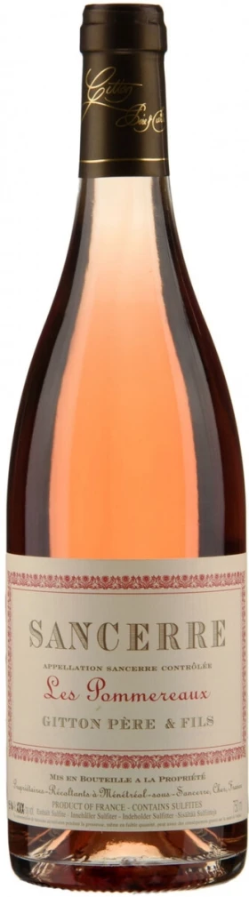 Вино Gitton Pere &amp; Fils, Les Pommereaux Rose, Sancerre AOC, 2019