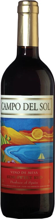 Вино Bodegas Lozano, "Campo del Sol" Red Semi-Sweet