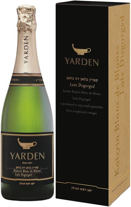Игристое вино Golan Heights Yarden Katzrin Blanc de Blancs Late Disgorged 2007 gift box