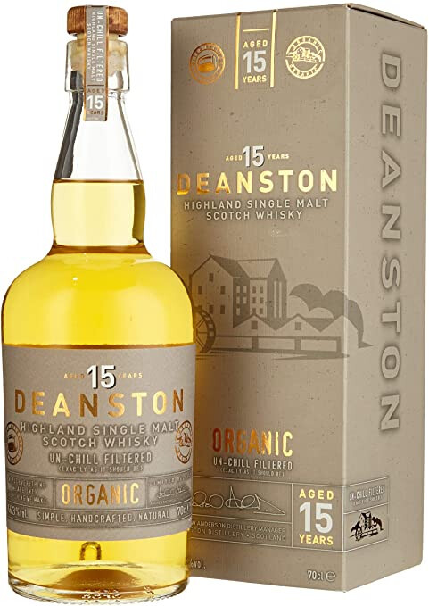 Виски Deanston 15 Years Old Organic gift box 700 мл