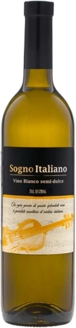 Вино "Sogno Italiano" Bianco Semi-dolce