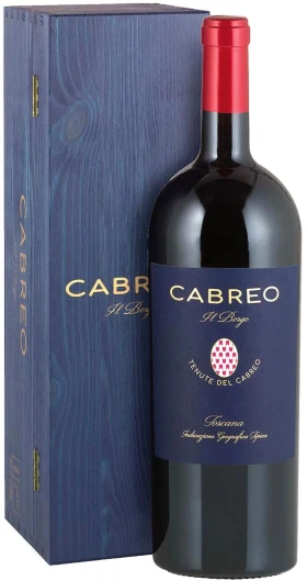 Вино Cabreo, "Il Borgo", Toscana IGT, 1995, wooden box