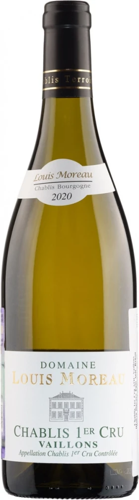 Вино Domaine Louis Moreau, Chablis Premier Cru Vaillons AOC, 2020