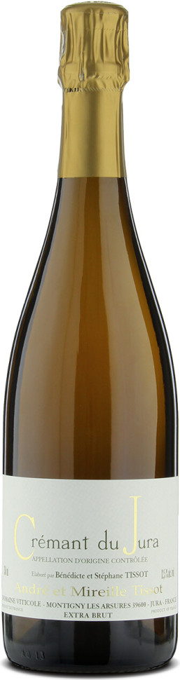 Игристое вино Andre et Mireille Tissot Cremant du Jura AOC Extra Brut