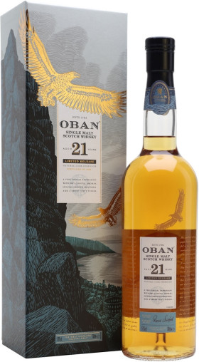 Виски Diageo Oban 21 Year Old gift box 700 мл