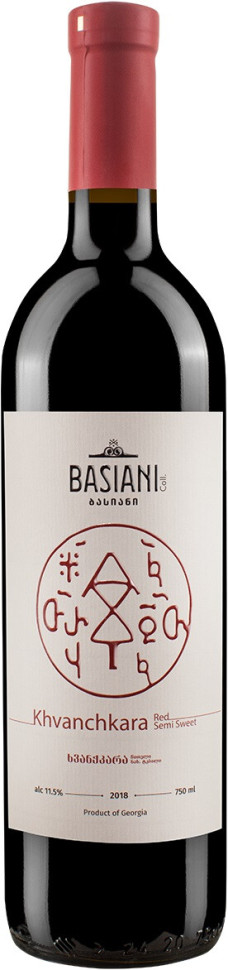 Вино Basiani Khvanchkara 2018