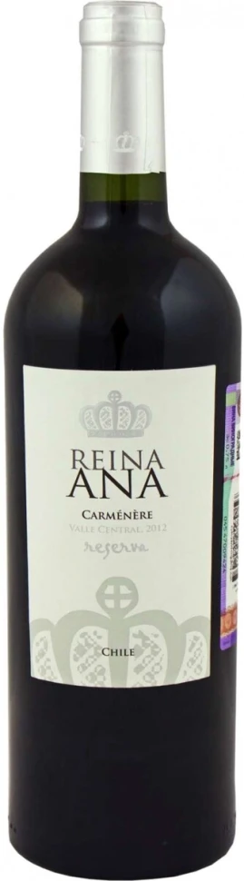 Вино Bodegas y Vinedos de Aguirre, "Reina Ana" Reserva Carmenere, Central Valley DO, 2012