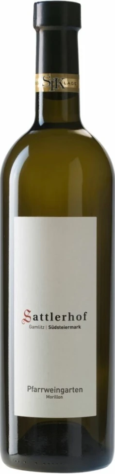 Вино Sattlerhof, Pfarrweingarten Morillon, 2015